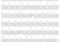 朋友吉他谱,C调吉他演奏版高清简单谱教学简谱,周华健六线谱原版六线谱图片