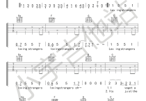 LovingStrangers吉他谱,原版歌曲,简单C调弹唱教学,六线谱指弹简谱4张图