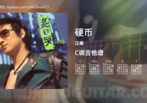 硬币吉他谱,汪峰歌曲,C调高清图,4张六线原版简谱