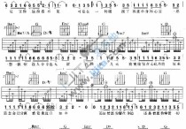 一个人万岁吉他谱,原版歌曲,简单P调弹唱教学,六线谱指弹简谱1张图