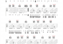 哑巴吉他谱,简单G调原版指弹曲谱,薛之谦高清六线谱简谱