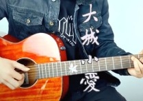 大城小爱吉他谱,王力宏歌曲,简单指弹教学简谱,山山吉他六线谱图片