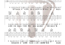 欢吉他谱,原版歌曲,简单C调弹唱教学,六线谱指弹简谱2张图