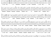 可惜不是你吉他谱,C调独奏 加前奏高清简单谱教学简谱,梁静茹六线谱原版六线谱图片