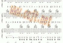 娃娃吉他谱,原版歌曲,简单D调弹唱教学,六线谱指弹简谱3张图
