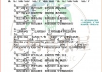 数到五答应我吉他谱,B调高清简单谱教学简谱,曹格六线谱原版六线谱图片