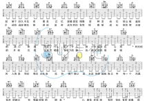 凤凰花开的路口吉他谱,原版歌曲,简单G调弹唱教学,六线谱指弹简谱度青图