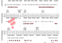 IFYou＆Fad,G-Dra歌曲,简单指弹教学简谱,Finger六线谱图片