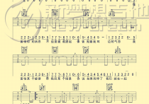 我害怕吉他谱,薛之谦歌曲,C调简单指弹教学简谱,新梦想吉他六线谱图片