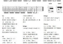 眼睛不能没眼泪吉他谱,原版歌曲,简单未知调弹唱教学,六线谱指弹简谱1张图