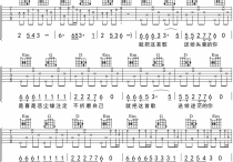 点歌的人吉他谱,原版歌曲,简单G调弹唱教学,六线谱指弹简谱3张图