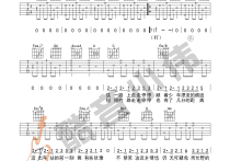 起风了吉他谱,原版歌曲,简单C调弹唱教学,六线谱指弹简谱1张图