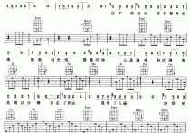 还原吉他谱,简单C调原版指弹曲谱,周传雄高清流行弹唱六线乐谱