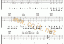 忘记吉他谱,简单C调原版指弹曲谱,周传雄高清流行弹唱版本一六线乐谱