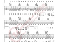 再见再见吉他谱,原版歌曲,简单C调弹唱教学,六线谱指弹简谱图