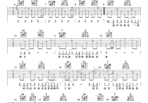 那个女孩吉他谱,张泽熙歌曲,简单指弹教学简谱,深蓝雨吉他六线谱图片