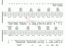 我的歌声里吉他谱,C调弹唱版高清简单谱教学简谱,曲婉婷六线谱原版六线谱图片