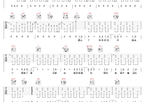 花海吉他谱,简单C调原版弹唱曲谱,周杰伦高清六线谱图片