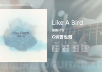 Like A Bird吉他谱,逃跑计划歌曲,G调高清图,6张六线原版简谱