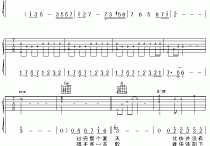 黄昏吉他谱,原版歌曲,简单G调弹唱教学,六线谱指弹简谱4张图