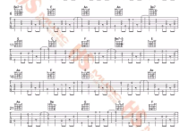 AutumnLea,Joseph歌曲,简单指弹教学简谱,胡sir六线谱图片