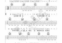 黄昏吉他谱,原版歌曲,简单C调弹唱教学,六线谱指弹简谱1张图