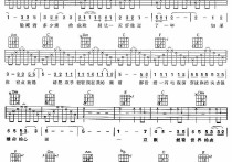 幸福这么远那么甜吉他谱,原版歌曲,简单F调弹唱教学,六线谱指弹简谱1张图