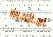 有多少爱可以重来吉他谱,原版歌曲,简单带原版弹唱教学,六线谱指弹简谱3张图