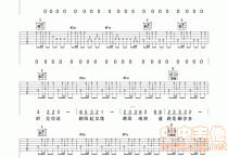 突然的自我吉他谱,原版歌曲,简单E调弹唱教学,六线谱指弹简谱3张图