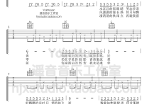 许冠杰《阿郎恋曲》吉,许冠杰罗大歌曲,简单指弹教学简谱,何璟昕六线谱图片