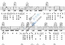 沙枣花儿香吉他谱,原版歌曲,简单E调弹唱教学,六线谱指弹简谱1张图