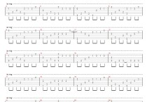 石进夜的钢琴曲四吉他谱,简单图片原版指弹曲谱,石进高清六线乐谱