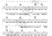 理想吉他谱,原版歌曲,简单G调弹唱教学,六线谱指弹简谱5张图