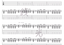 路默依丁建国写的歌吉,教学简谱,缝纫机乐队插曲电吉他六线谱图片