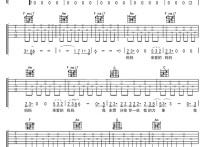 赵雷妈妈吉他谱,伴奏/弹唱谱歌曲,简单指弹教学简谱,彼岸六线谱图片