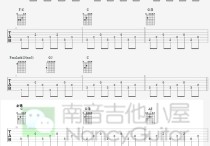 那些花儿吉他谱,朴树歌曲,简单指弹教学简谱,南音吉他小屋六线谱图片