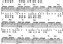让我一次爱个够吉他谱,原版庾澄庆歌曲,简单C调弹唱教学,六线谱指弹简谱图