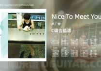 Nice To Meet You吉他谱,卢广仲歌曲,C调高清图,5张六线原版简谱
