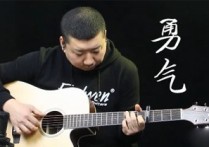 勇气吉他谱,原版棉子歌曲,简单C调指弹曲谱,高清六线乐谱教学