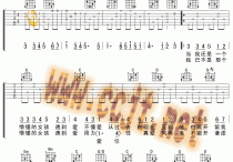 挥着翅膀的女孩吉他谱,原版歌曲,简单G调弹唱教学,六线谱指弹简谱3张图