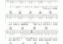 童话吉他谱,C调最新完整版高清简单谱教学简谱,光良六线谱原版六线谱图片