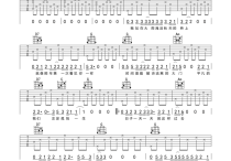 贰佰狗日的青春吉他谱,简单G调原版弹唱曲谱,贰佰高清六线谱教学