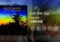 Let Her Go吉它谱,Passenger歌曲,G调高清图,6张六线简谱