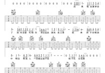 后来吉他谱,原版歌曲,简单弹唱谱弹唱教学,六线谱指弹简谱4张图