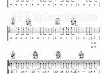 唯舞独尊吉他谱,原版歌曲,简单A调弹唱教学,六线谱指弹简谱3张图