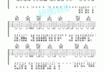 斑马斑马吉他谱,原版歌曲,简单好声音弹唱教学,六线谱指弹简谱3张图