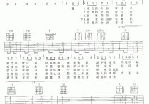 对面的女孩看过来吉他谱,原版歌曲,简单C调弹唱教学,六线谱指弹简谱2张图