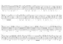 我期待吉他谱,简单C调原版指弹曲谱,张雨生高清流行弹唱六线乐谱