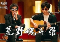 华晨宇《荒野魂斗罗》,丁彦雪华晨歌曲,简单指弹教学简谱,无限延音六线谱图片