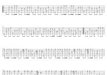 平凡之路吉他谱,简单C调原版指弹曲谱,朴树高清民谣六线乐谱